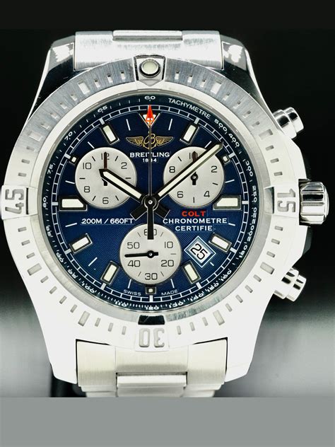 bracelet montre breitling colt|Breitling Colt Chronograph (A7338811/C905) .